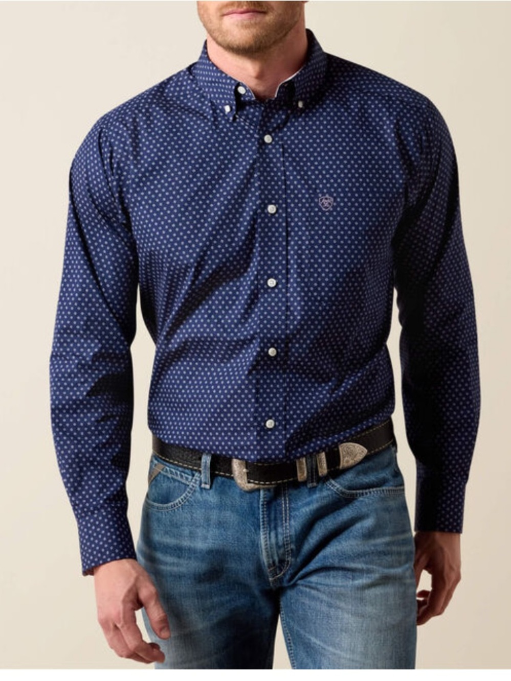 Ariat NWT Wrinkle Free Wes Classic Fit Shirt